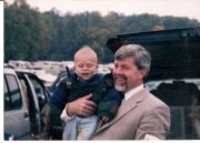 Cole and dog show Chalk